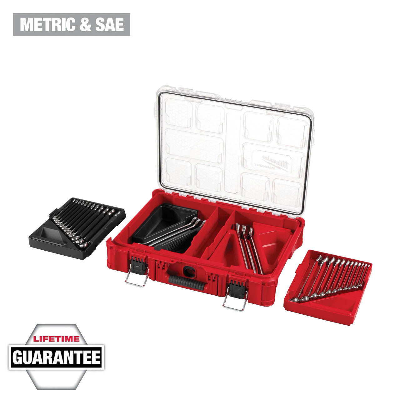 30 PC METRIC & SAE Combination Wrench Set with Packout™ Organizer (48-22-9485)