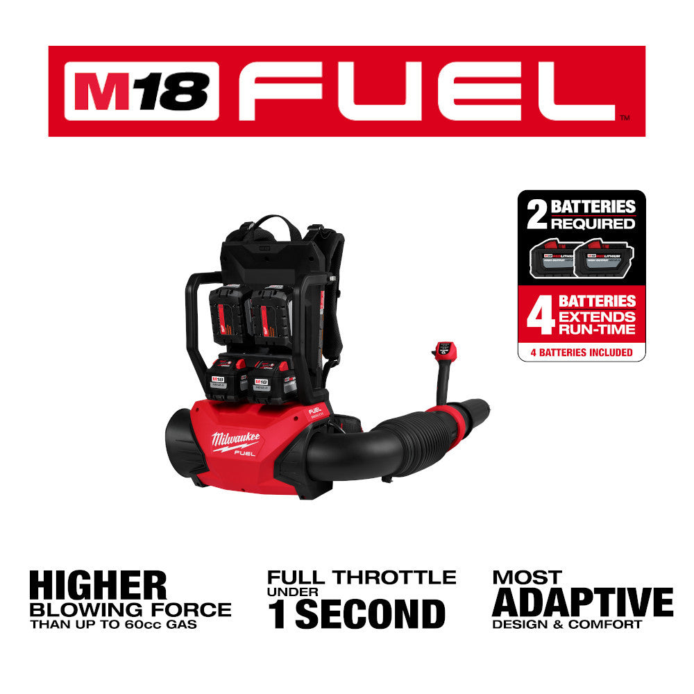 M18 FUEL™ Backpack Blower Kit (3009-24HD)
