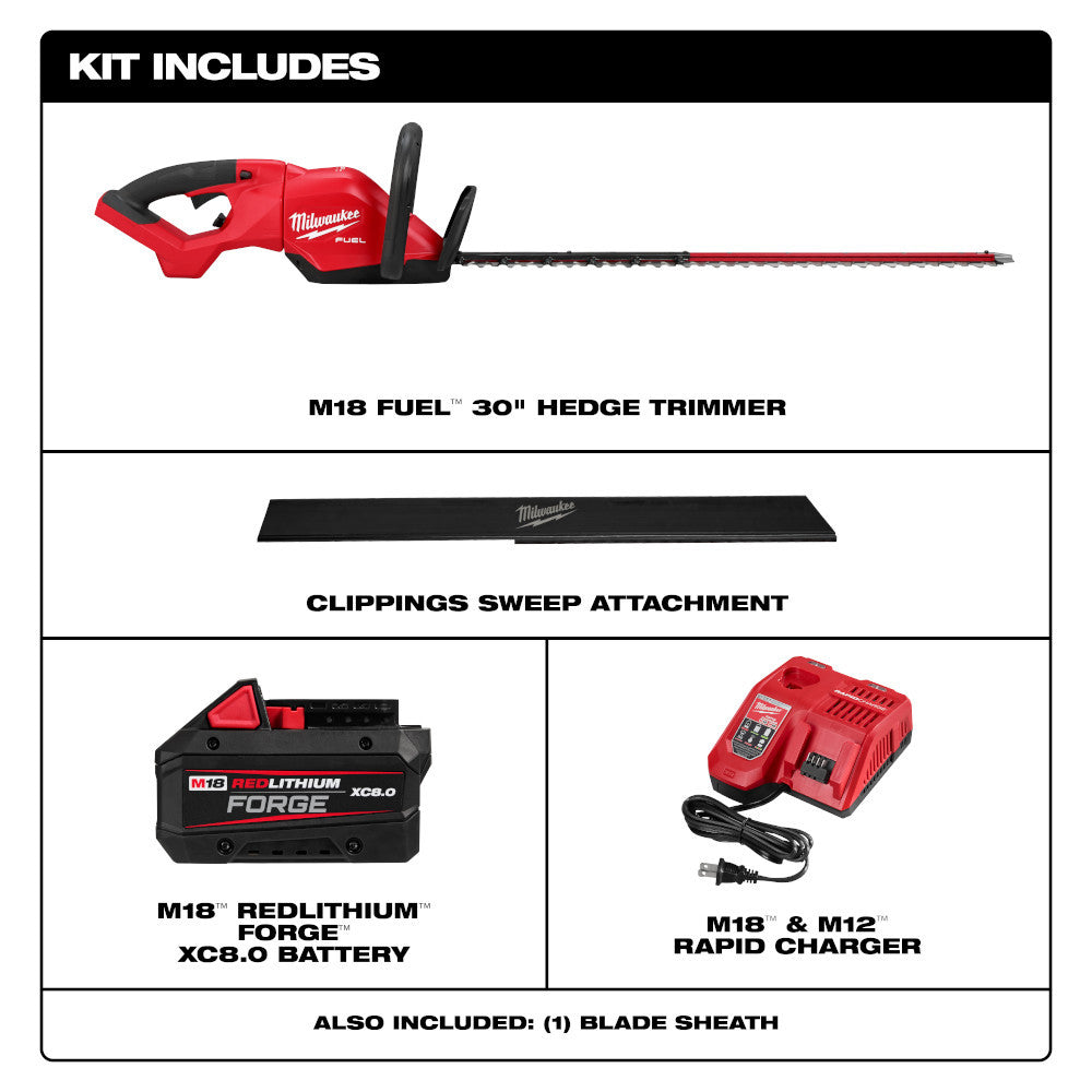 M18 FUEL™ 30" Hedge Trimmer Kit (3034-21)