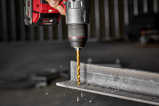 15 PC SHOCKWAVE™ RED HELIX™ Titanium Drill Bit Set-(48-89-4670)