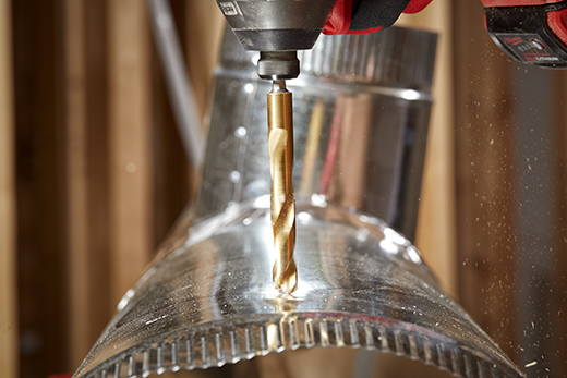 15 PC SHOCKWAVE™ RED HELIX™ Titanium Drill Bit Set-(48-89-4670)