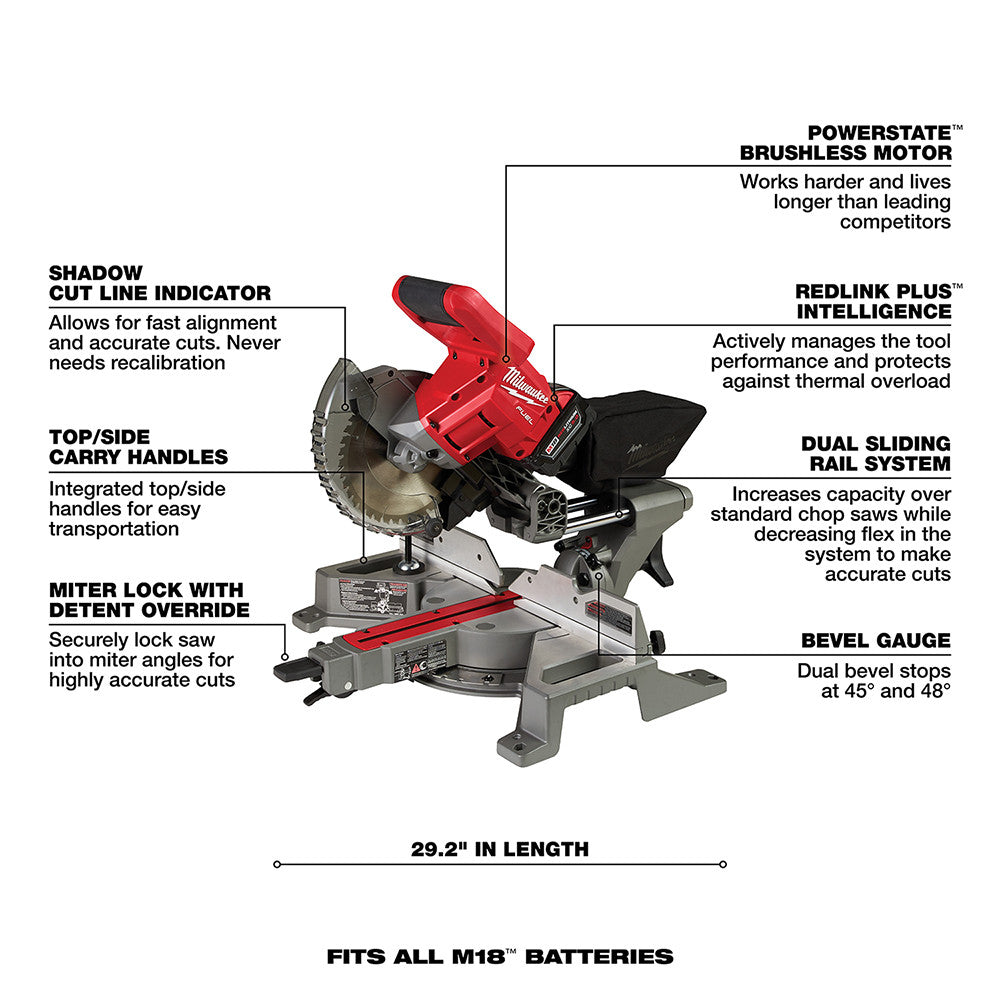 M18 7-1/4" MITER SAW KIT - (2733-21)