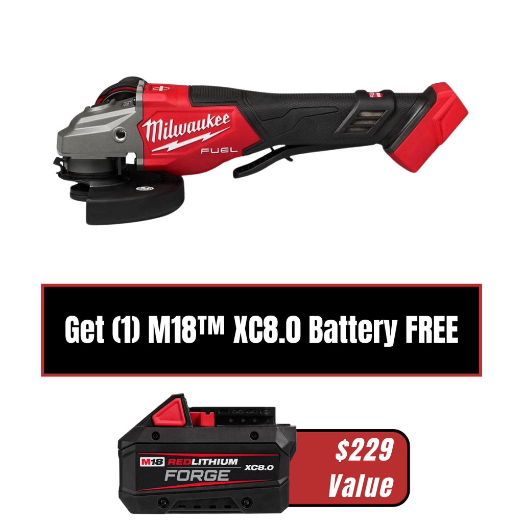 M18 FUEL™ 4-1/2” - 6” Braking Grinder, Paddle Switch - Bare Tool-(3670-20)