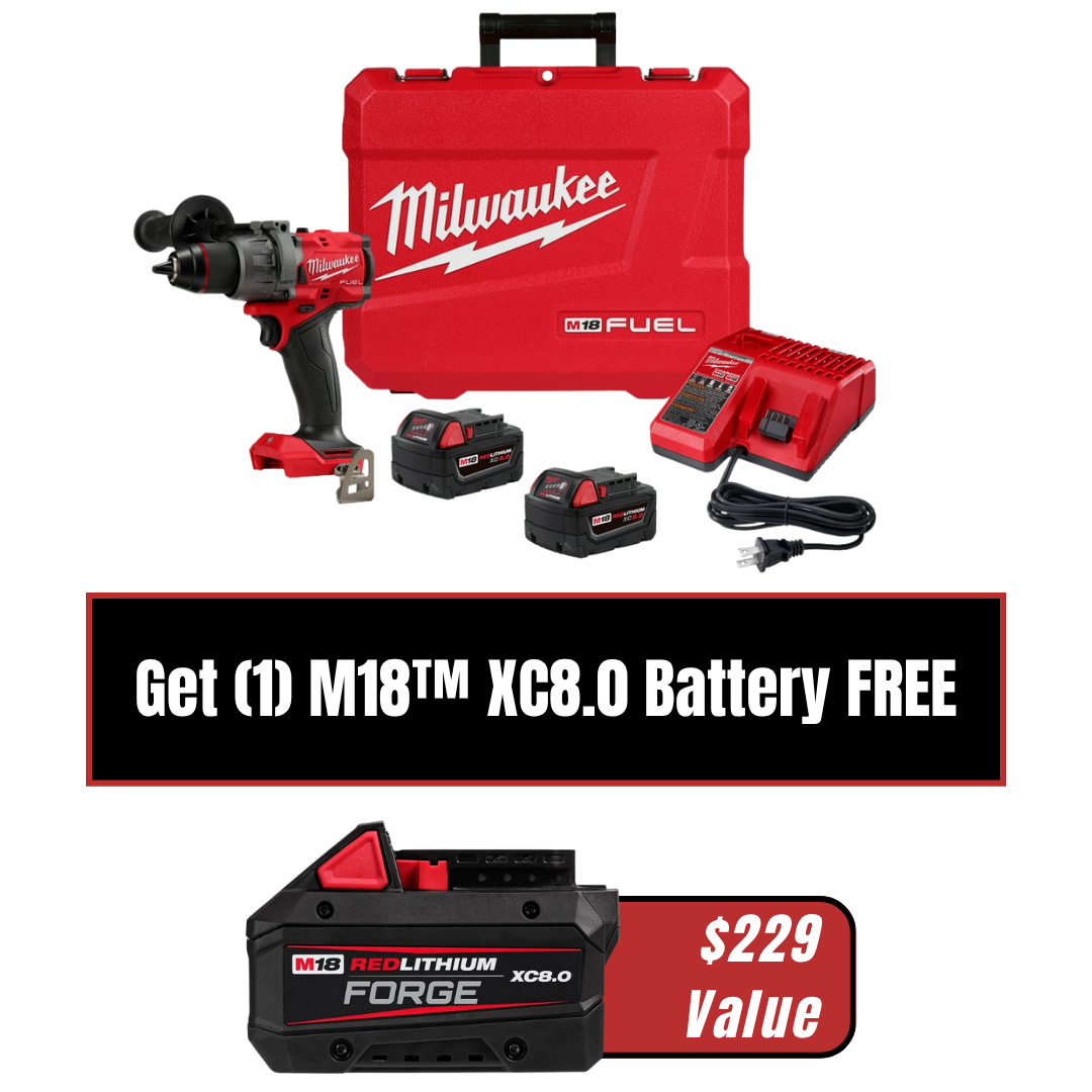 MM18 FUEL 1/2" HAMMER DRILL KIT-(2904-22)