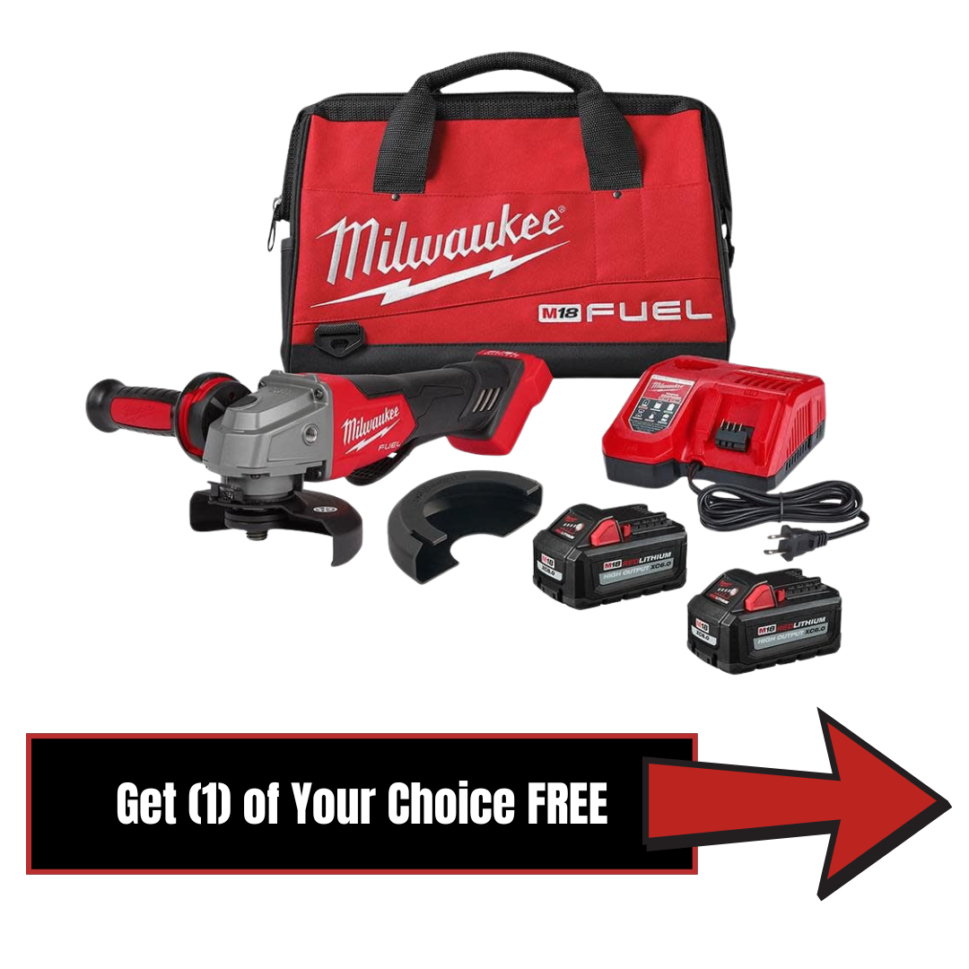 M18 FUEL™ 4-1/2" / 5" Braking Grinder Paddle Switch, No-Lock Kit (2880-22)