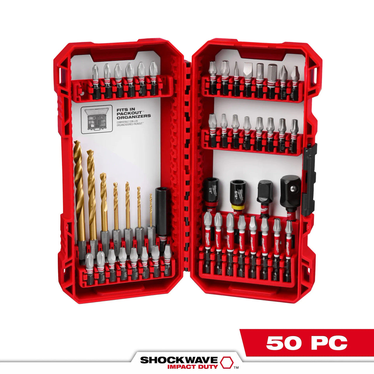 50 PC Shockwave™  Drill & Drive Set (48-32-4013)