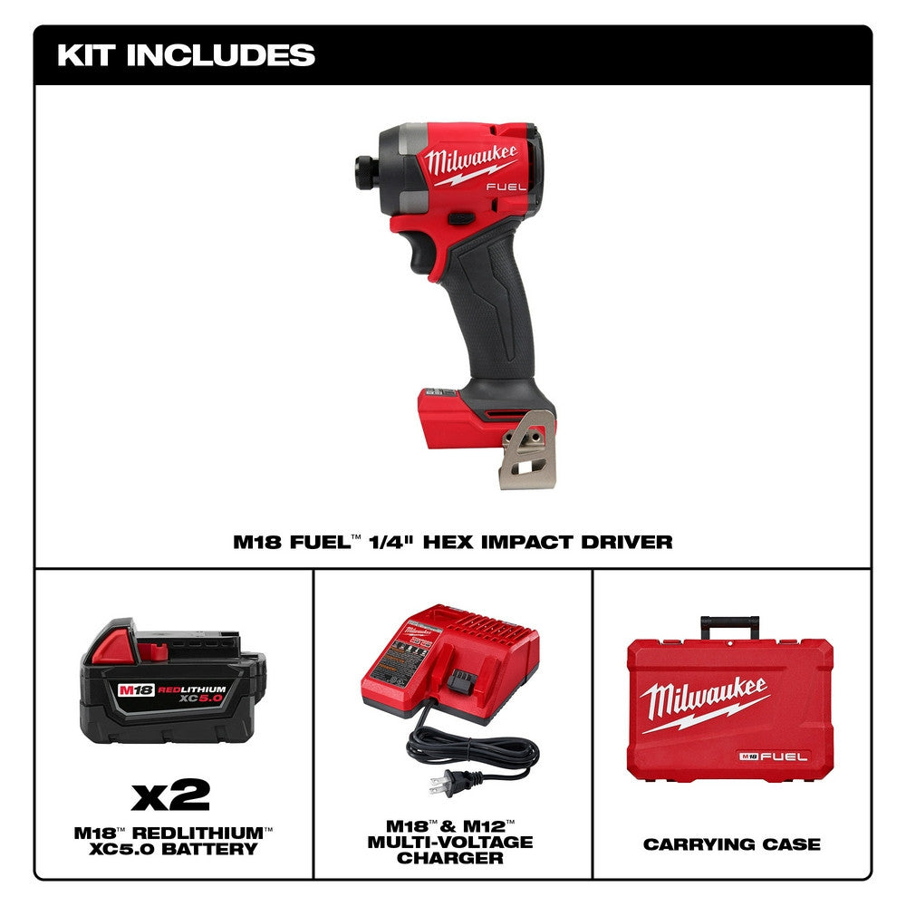 M18 FUEL IMPACT DRIVER XC KIT - (2953-22)