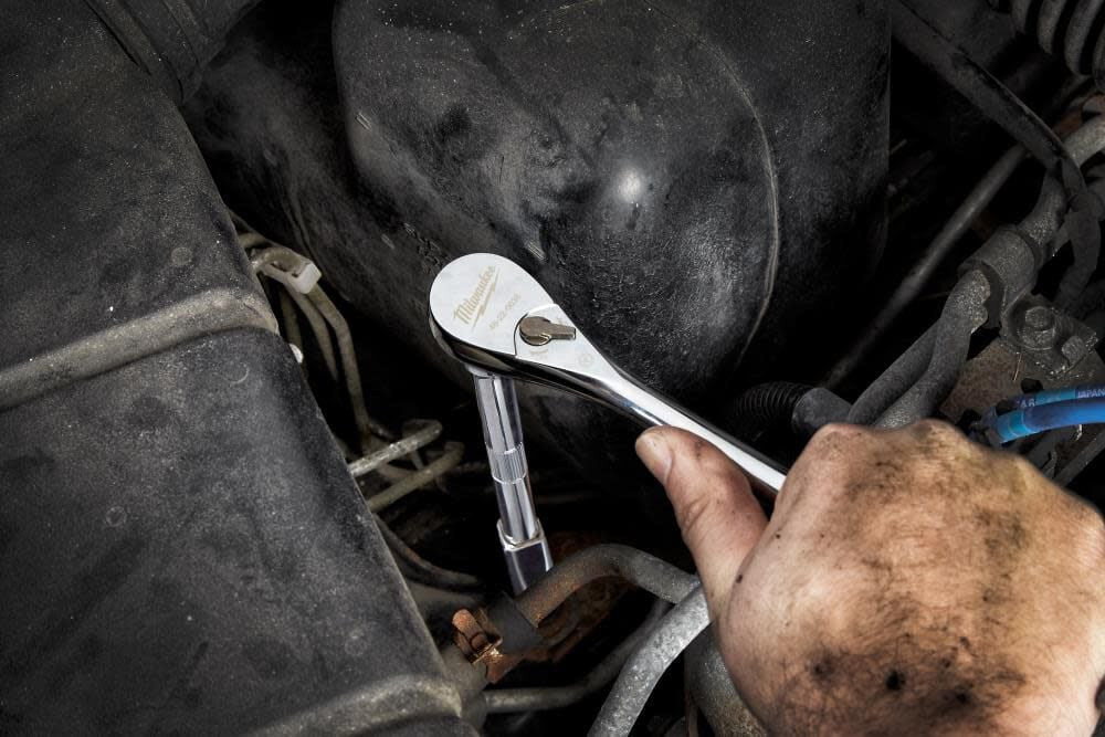 3/8" Drive 56pc Ratchet & Socket Set - SAE & Metric (48-22-9008)