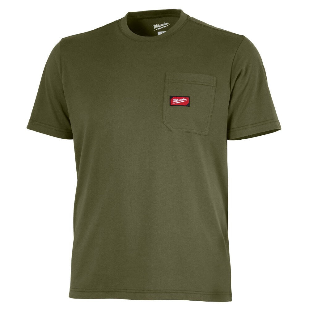 GRIDIRON™ Pocket T-Shirt - Green Short Sleeve