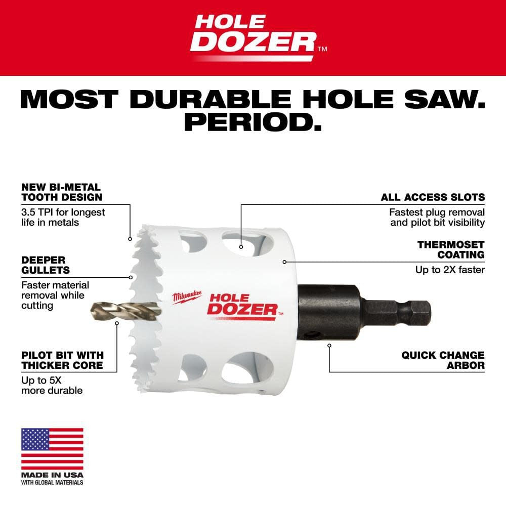 16 PC Hole Dozer™ Plumbers Hole Saw Kit (49-22-4156)