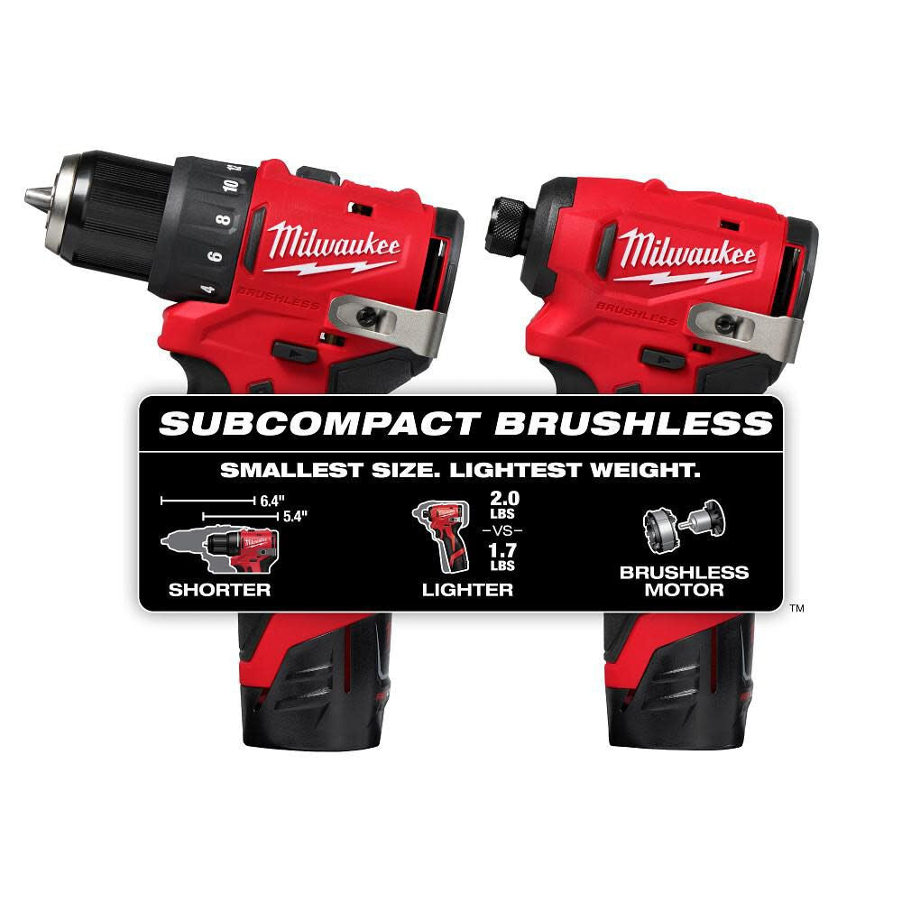 M12™ Subcompact Brushless 2-Tool Combo Kit (3494-23R)