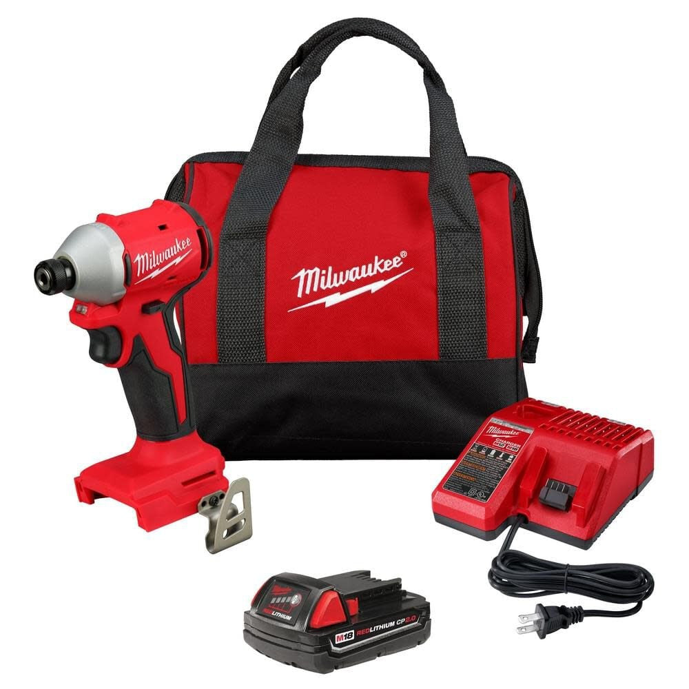 M18 Compact 1/4" Hex Impact Driver Kit (3650-21P)