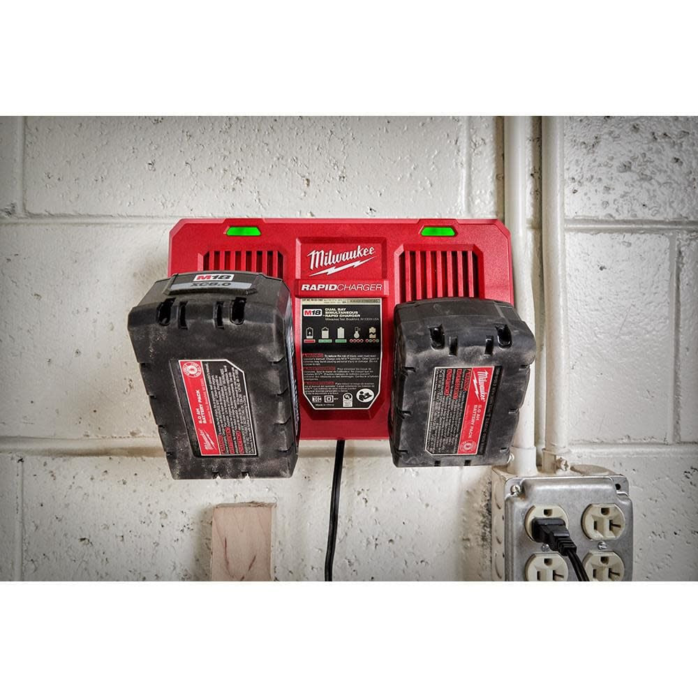 M18™ Dual Bay Simultaneous Rapid Charger (48-59-1802)