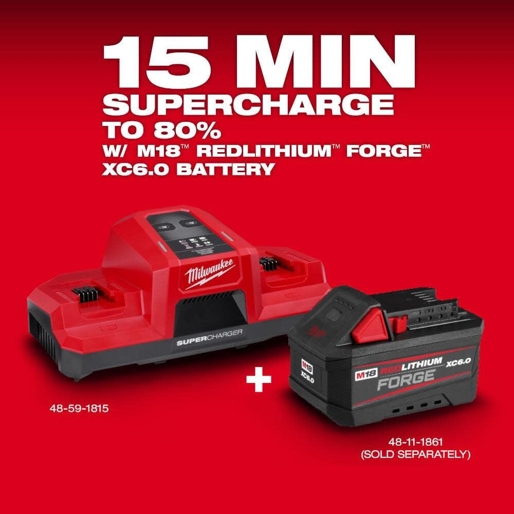 M18 DUAL BAY SUPER CHARGER-(48-59-1815)