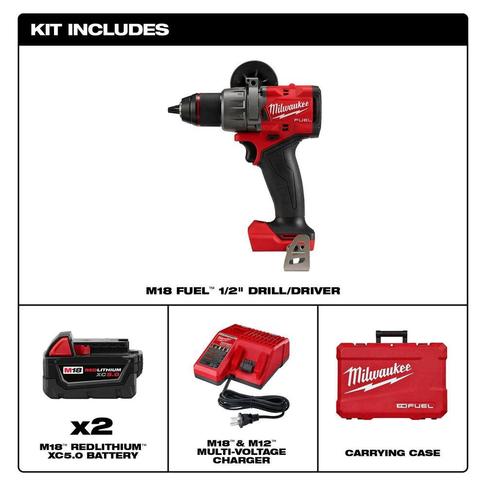 M18 FUEL™ 1/2" Drill/Driver Kit (2903-22)