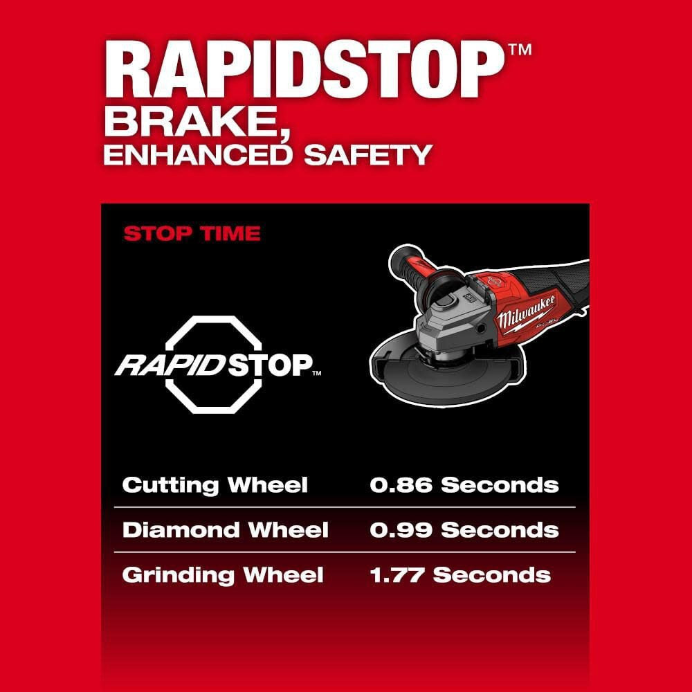 M18 FUEL™ 4-1/2"-6" Braking Grinder, Paddle Switch Kit (3670-22)