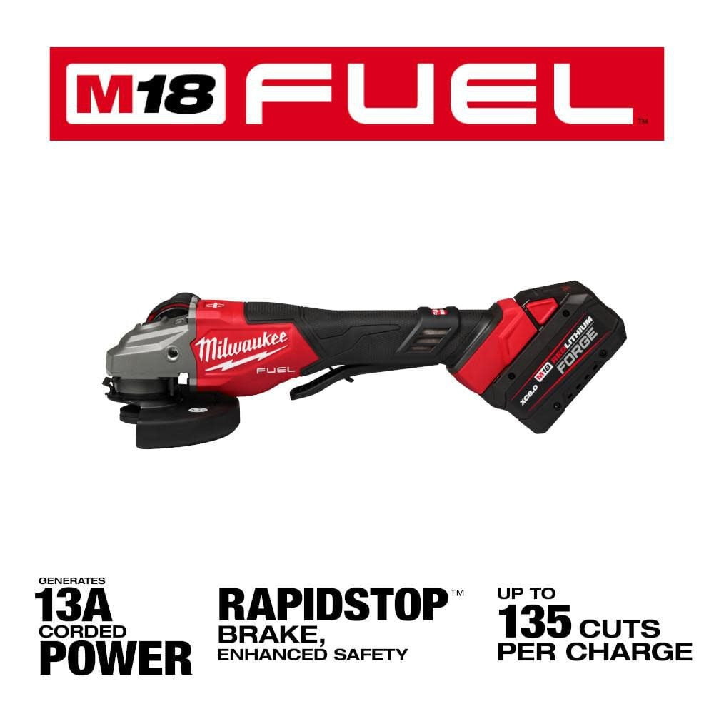 M18 FUEL™ 4-1/2"-6" Braking Grinder, Paddle Switch Kit (3670-22)