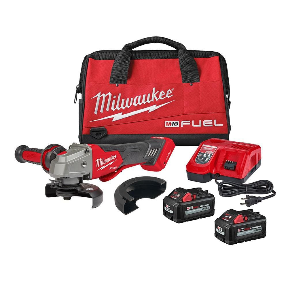 M18 FUEL™ 4-1/2" / 5" Braking Grinder with ONE-KEY™ Paddle Switch, No Lock Kit (2882-22)