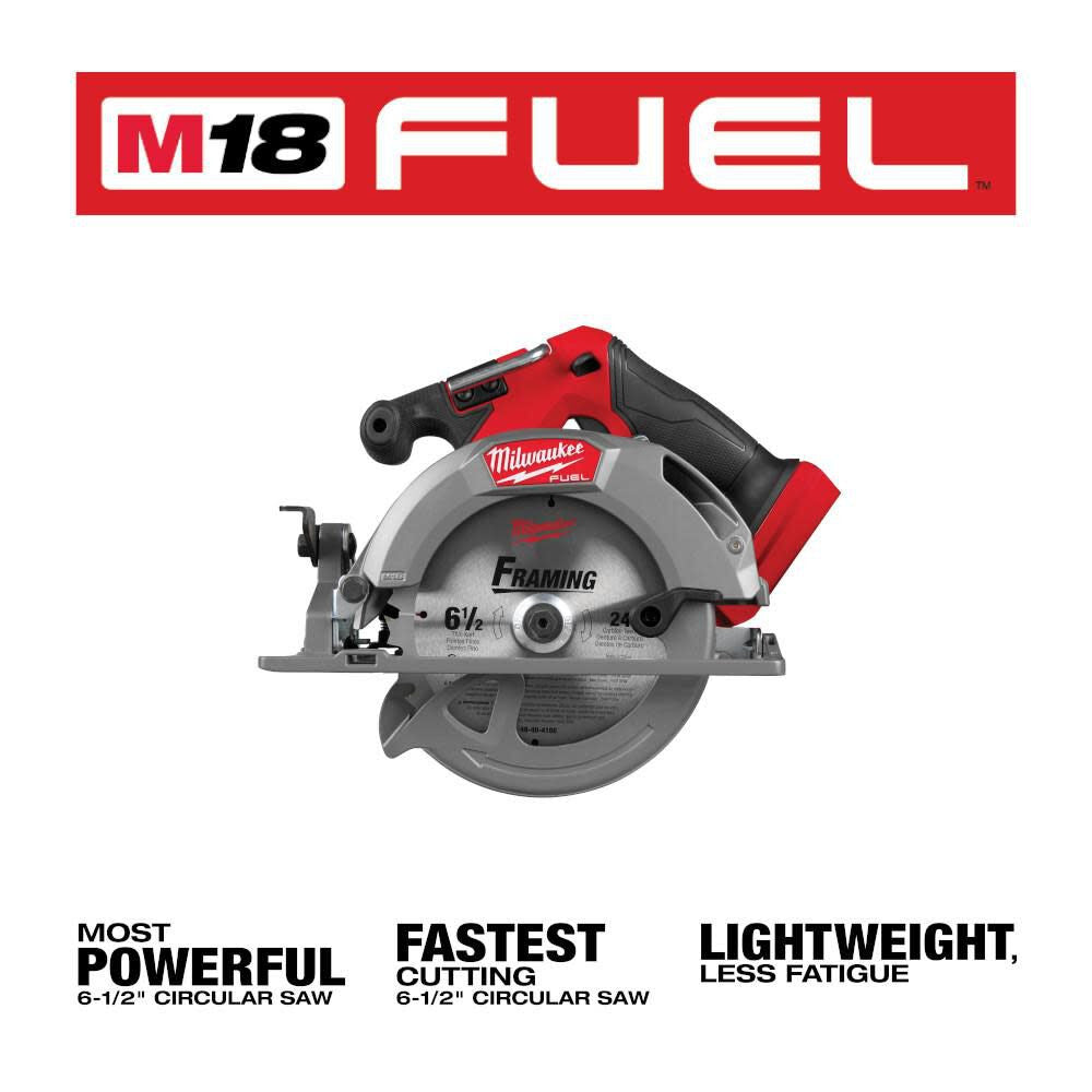 M18 FUEL™ 6-1/2" Circular Saw Bare Tool (2833-20)