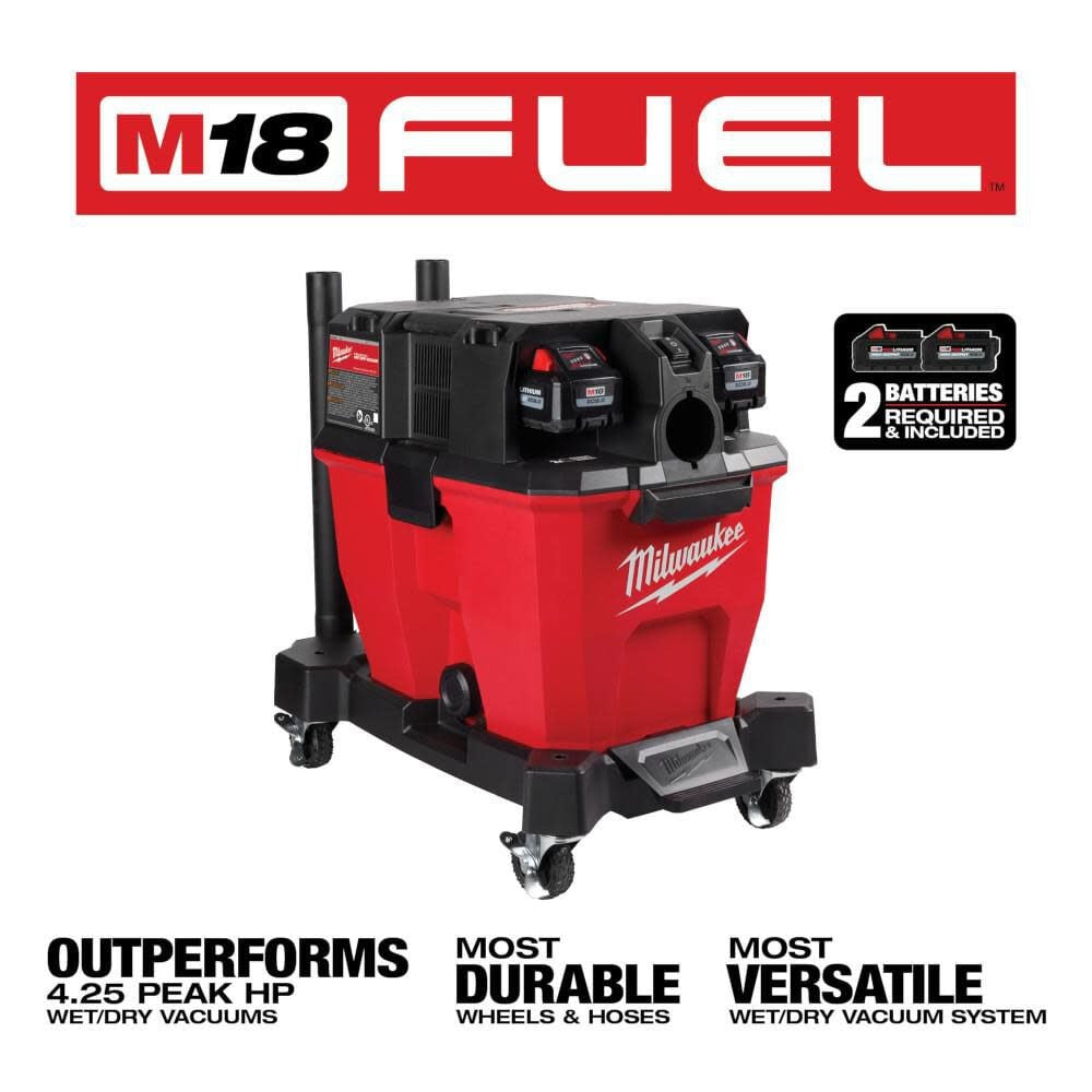 M18 FUEL™ NEXUS™ 9 Gallon Dual-Battery Wet/Dry Vacuum Kit (0920-22HD)